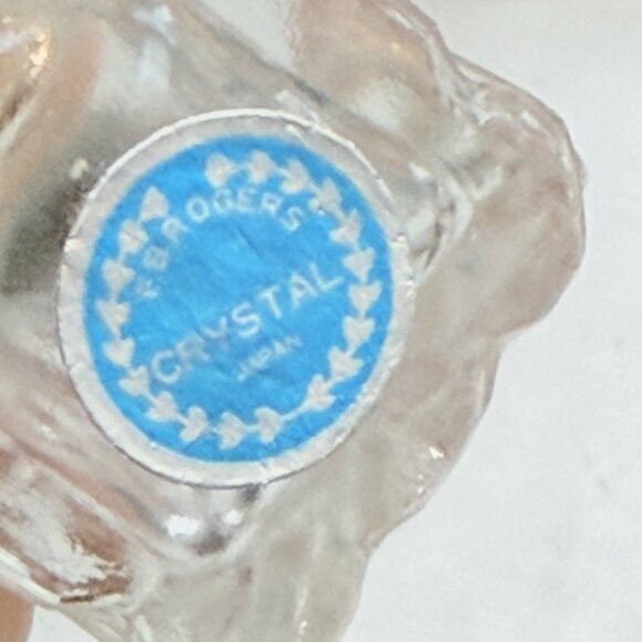 FB Rogers Crystal Glass 3 Salt 3 Pepper Shakers Serveware Silver Plate Set Vtg - Picture 7 of 8